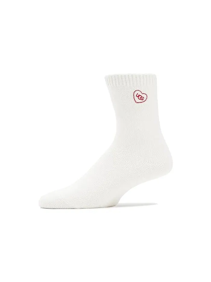 Носки Rib Knit Slouchy Quarter Love UGG — изображение 1 из 2, серый