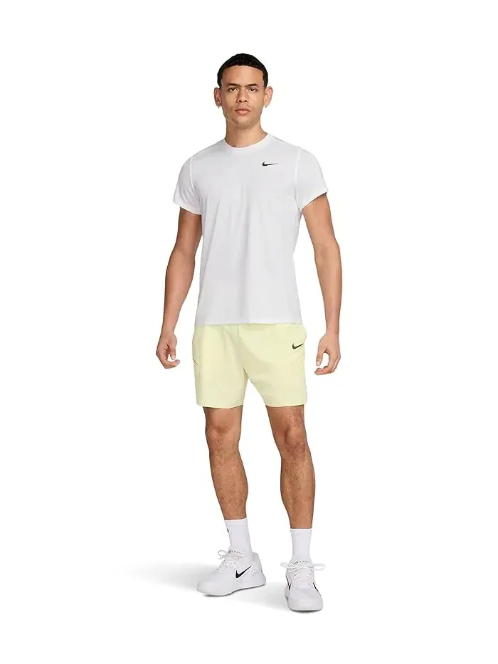 Теннисный топ Court Victory Dri-FIT Nike — изображение 2 из 5, белый/черный