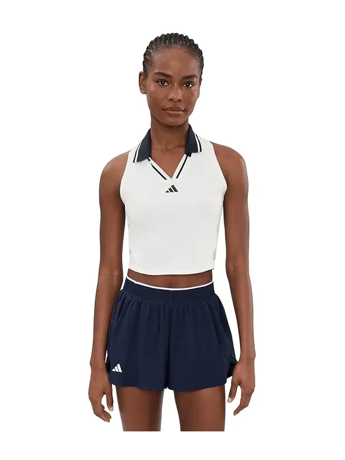 Топ теннисный Climacool Crop Tank Pro Adidas — изображение 1 из 5, белый