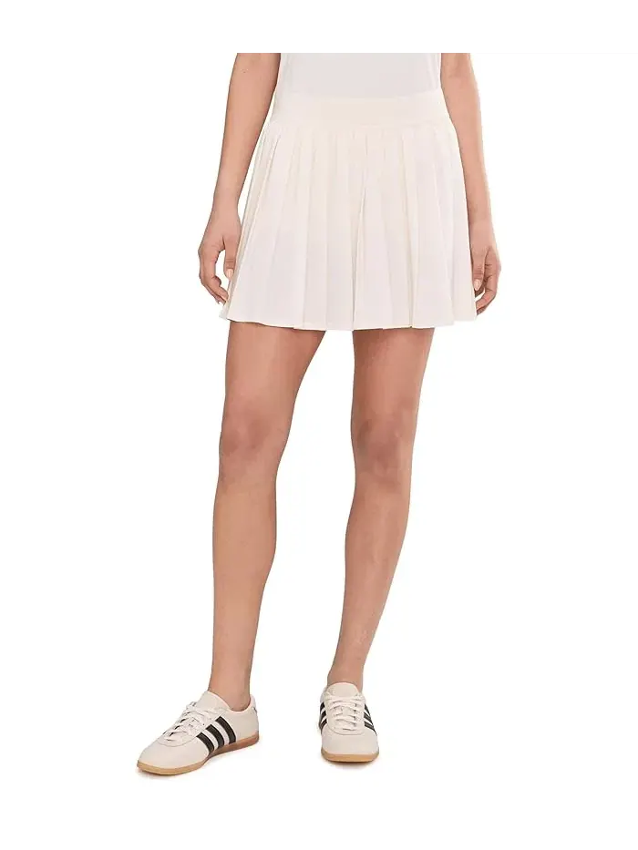 Юбка теннисная A-силуэт Heritage Tennis Skirt Adidas — изображение 1 из 5, белый/белый/металлик