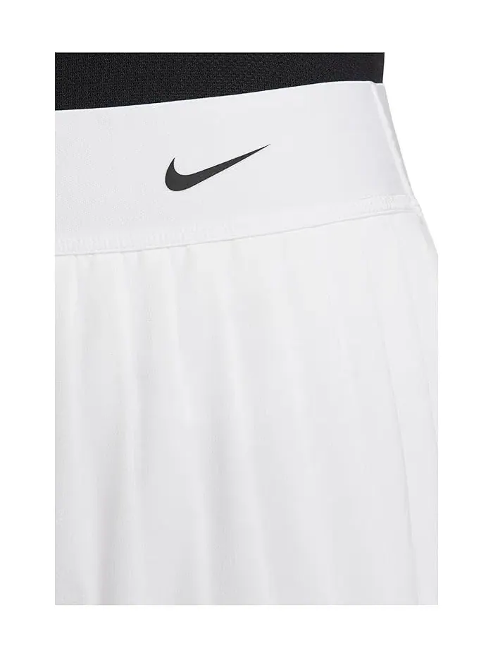 Юбка для тенниса плиссированная Victory Dri-FIT Nike — изображение 3 из 4, белый/черный