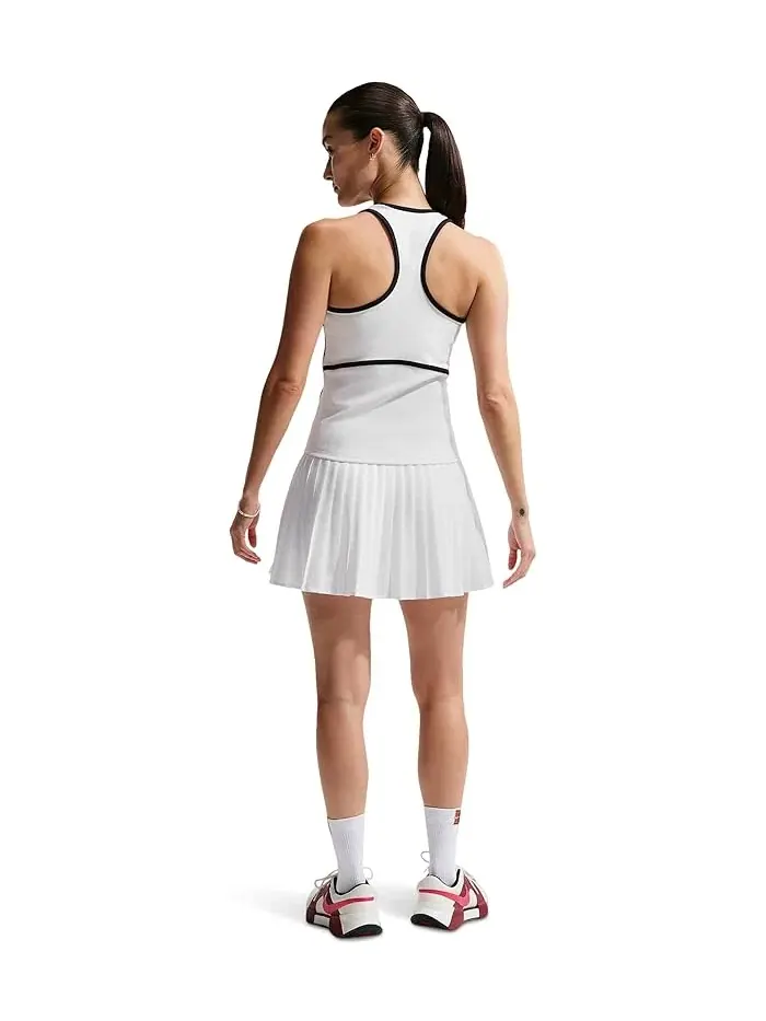 Юбка для тенниса плиссированная Victory Dri-FIT Nike — изображение 4 из 4, белый/черный