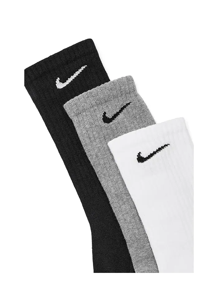 Носки повседневные амортизирующие Everyday Cushion Crew Socks 3-Pair Pack Nike — изображение 2 из 2, мульти