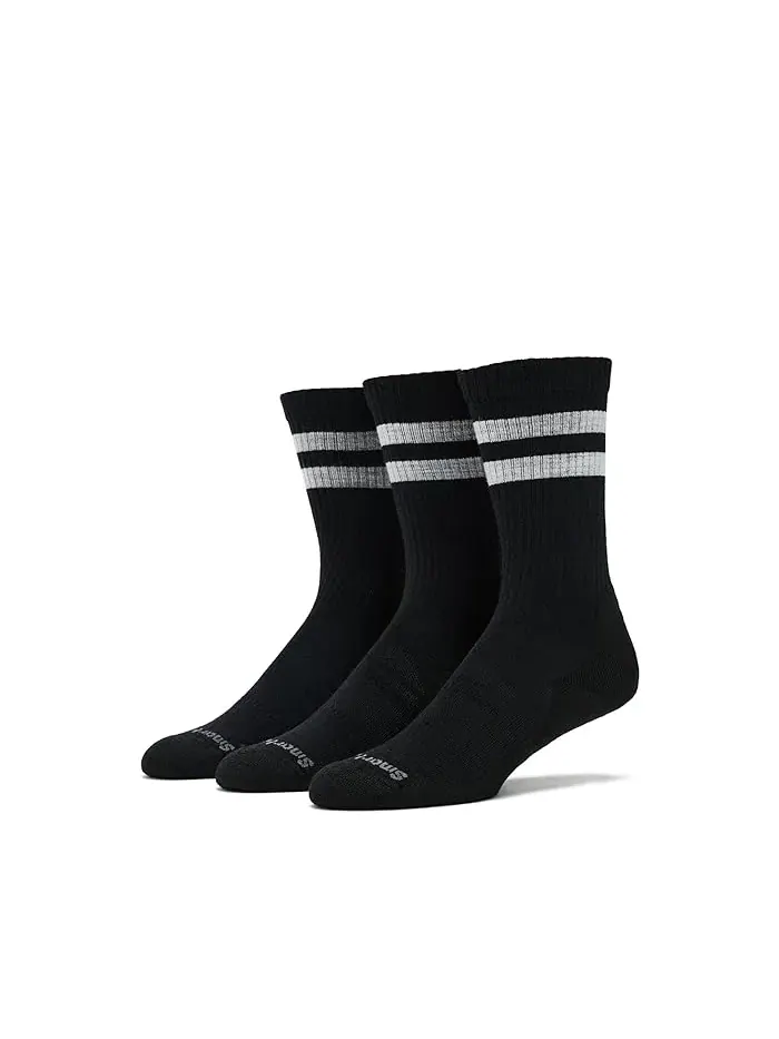 Носки спортивные Everyday Athletic Stripe 3pk Smartwool — изображение 1 из 2, черный