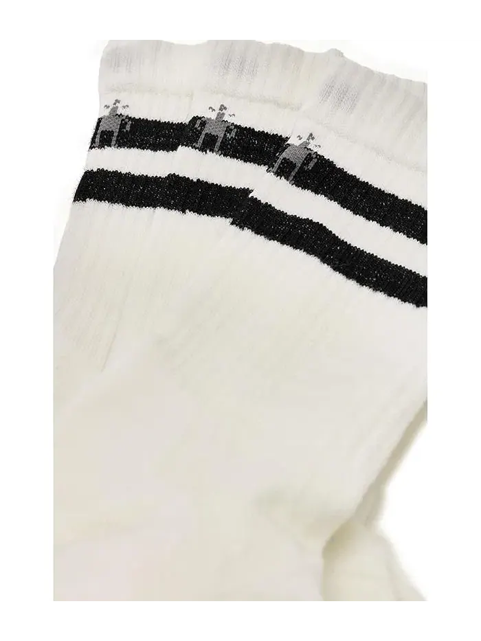 Носки спортивные Everyday Athletic Stripe Crew 3pk Smartwool — изображение 2 из 2, белый