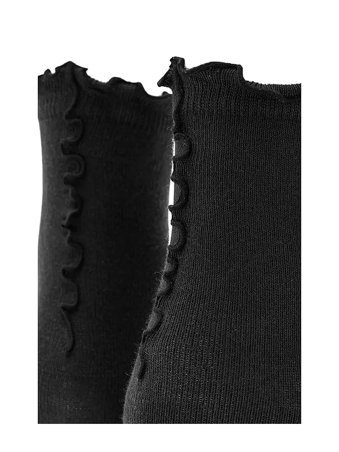 Носки Karsyn Lettuce Edge Quarter II UGG — изображение 2 из 2, черный