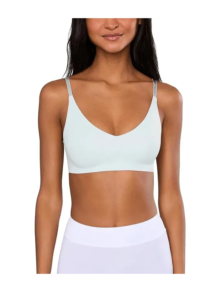 Бюстгальтер-бралетт треугольный Invisibles Microfiber Stretch Calvin Klein Underwear — изображение 1 из 3, серый