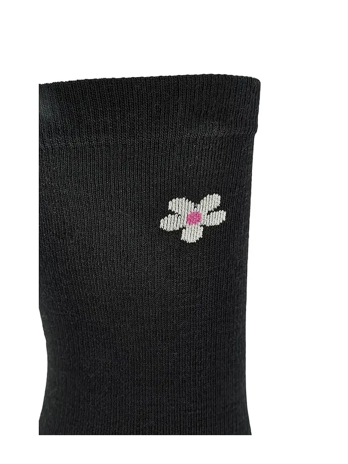 Носки Everyday Groovy Bloom Crew Smartwool — изображение 2 из 3, черный
