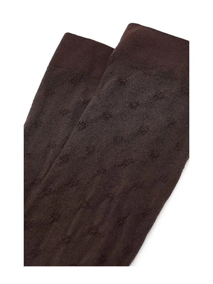 Носки хлопковые Daisy Cotton Socks Wolford — изображение 2 из 2, какао