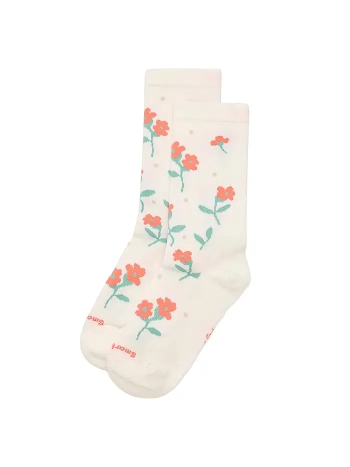 Носки повседневные Everyday Garden Gala Crew Smartwool — изображение 1 из 2, белый