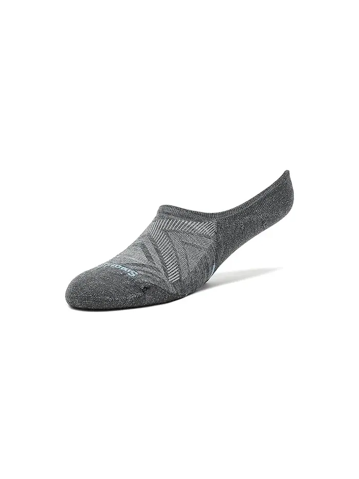 Носки беговые амортизирующие Run Targeted Cushion No Show Smartwool — изображение 1 из 2, серый