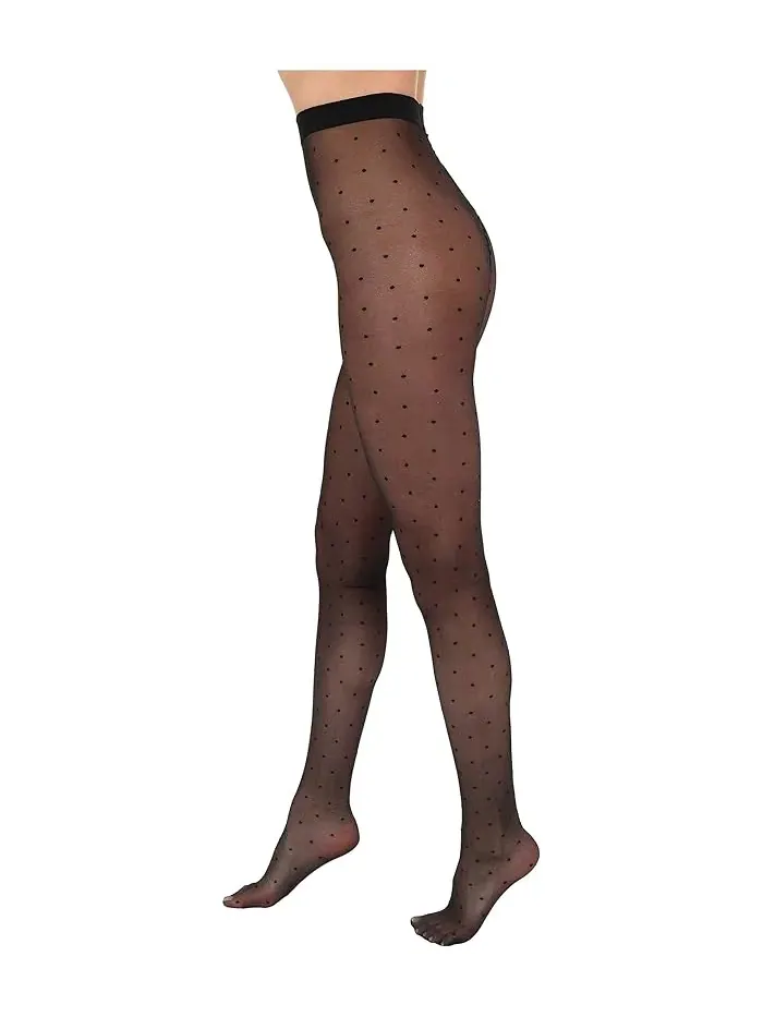 Колготки с горошком Dots Tights Falke — изображение 1 из 1, черный