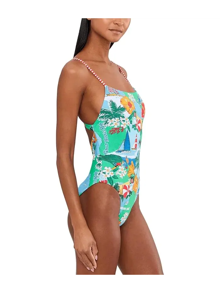 Купальник слитный Viva Vacation Seafolly — изображение 3 из 5, синий