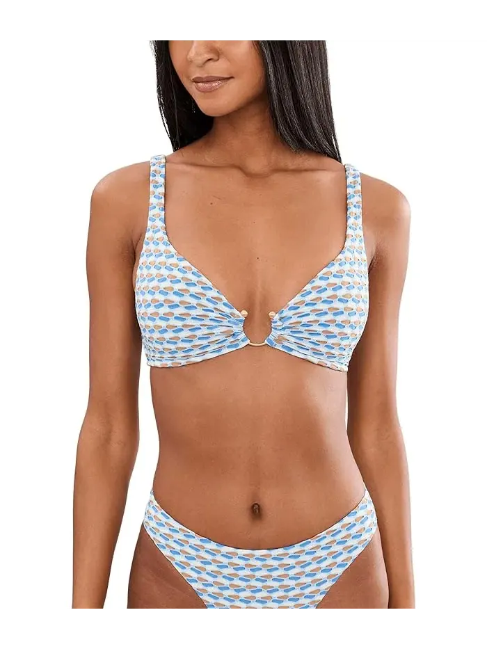 Купальник с кольцом Mala Ring Front Tank Seafolly — изображение 1 из 5, синий