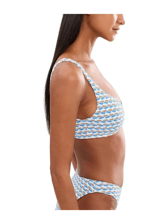 Купальник с кольцом Mala Ring Front Tank Seafolly — изображение 3 из 5, синий