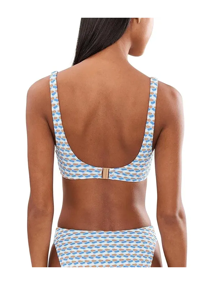 Купальник с кольцом Mala Ring Front Tank Seafolly — изображение 4 из 5, синий