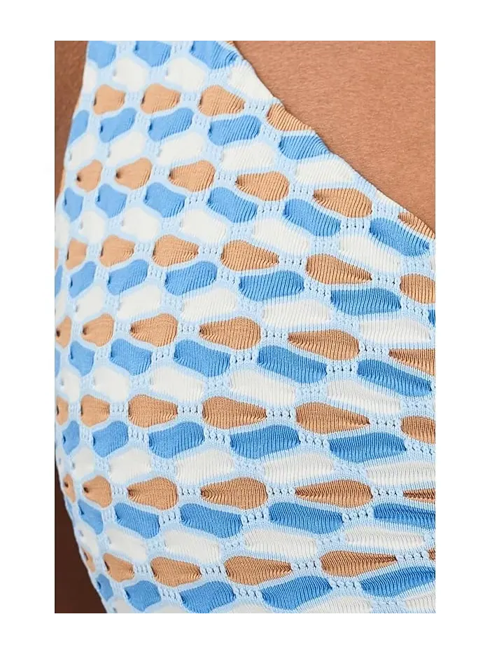 Купальник с кольцом Mala Ring Front Tank Seafolly — изображение 5 из 5, синий