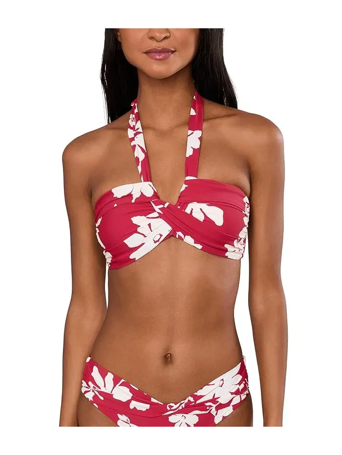 Купальник топ Mayflower Halter Bandeau Seafolly — изображение 1 из 5, красный