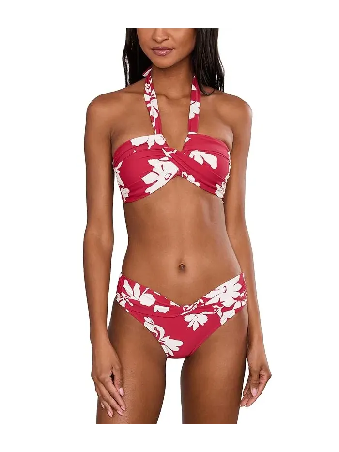 Купальник топ Mayflower Halter Bandeau Seafolly — изображение 2 из 5, красный