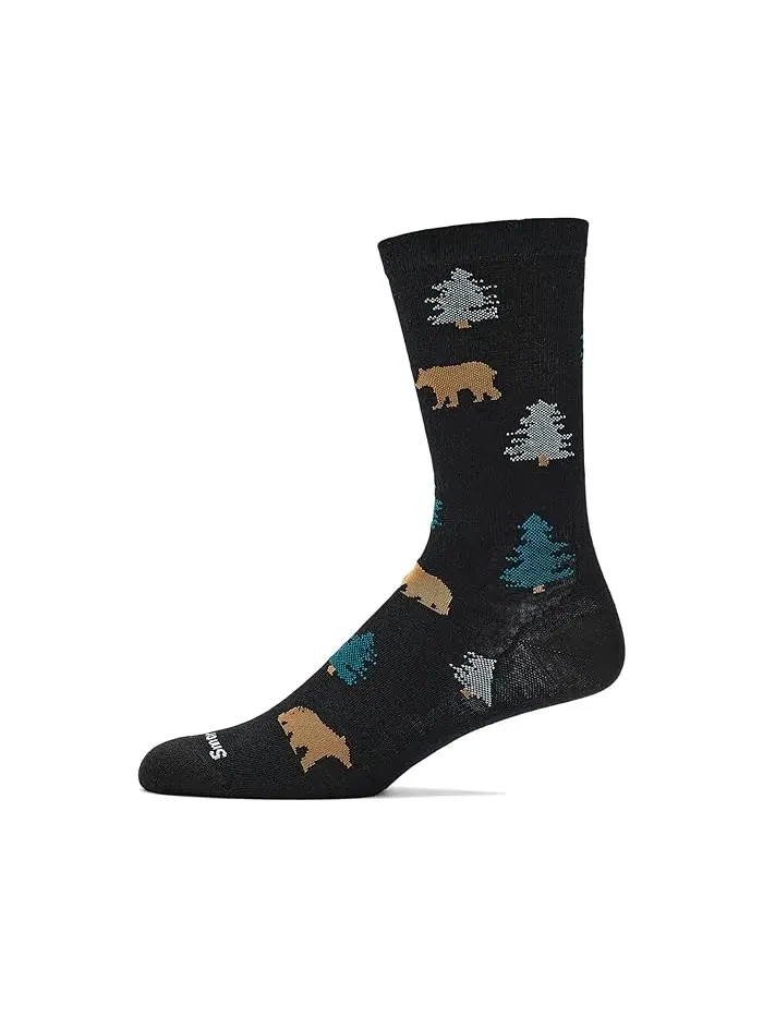 Носки повседневные Everyday Through The Trees Smartwool — изображение 1 из 2, черный