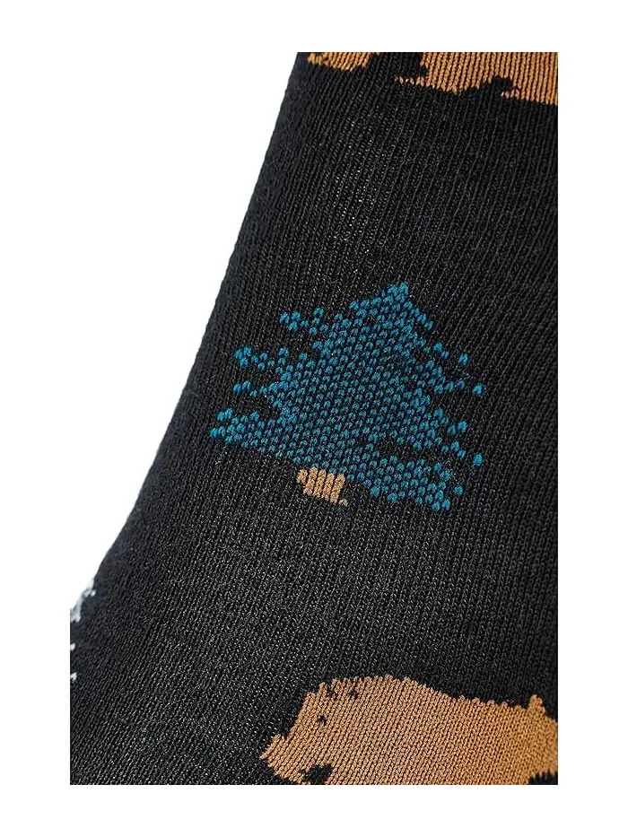 Носки повседневные Everyday Through The Trees Smartwool — изображение 2 из 2, черный