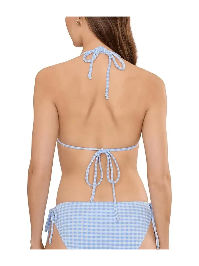 Бикини топ Seaside Gingham Snapper Rock Kids — изображение 4 из 5, синий