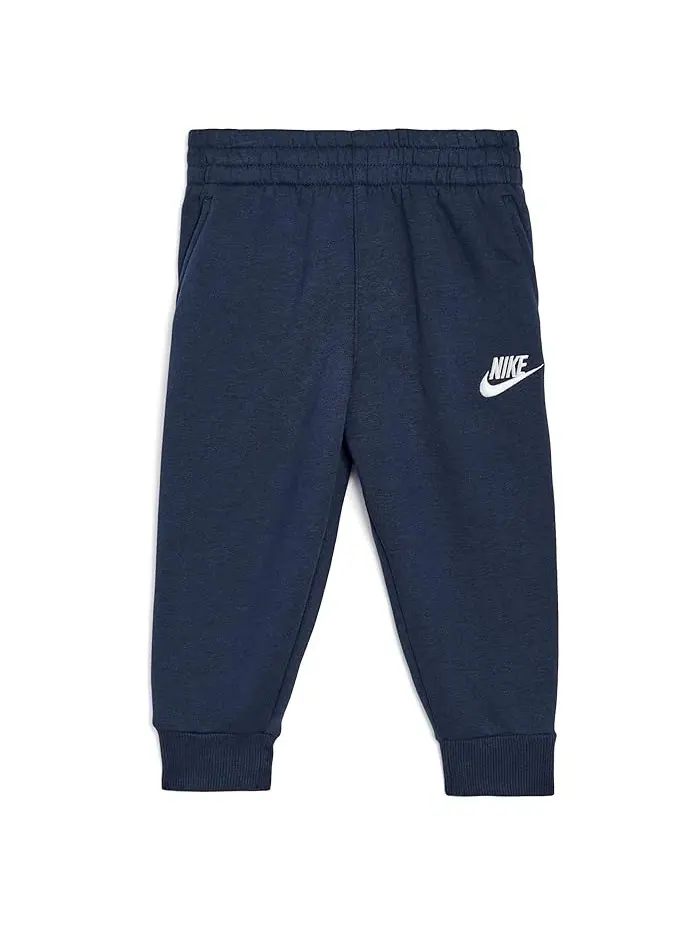 Джоггеры флисовые Futura Club Nike Kids — изображение 1 из 3, темно-синий
