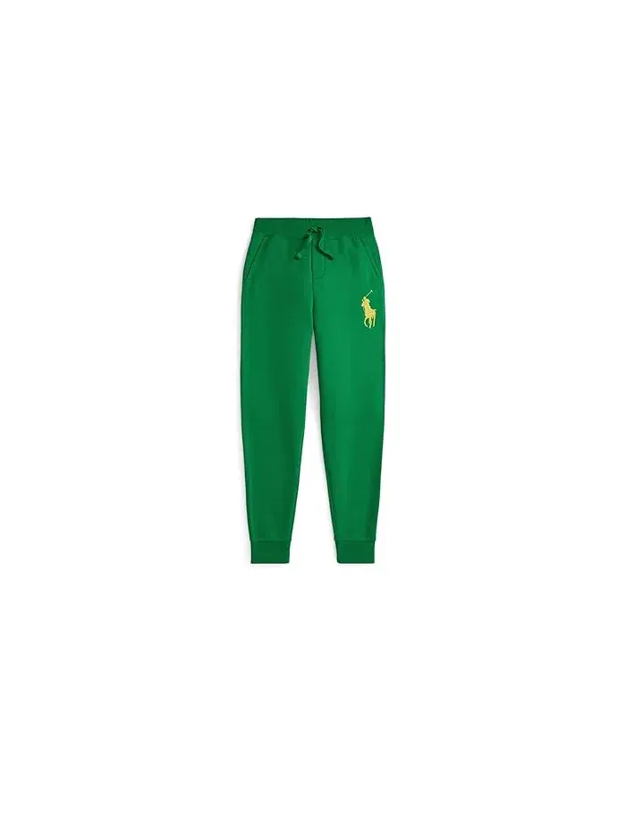 Флисовые джоггеры Big Pony Polo Ralph Lauren Kids — изображение 1 из 2, зеленый
