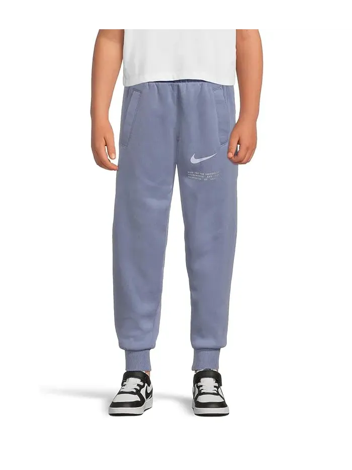 Джоггеры флисовые Sportswear Club Nike Kids — изображение 1 из 4, индиго/индиго