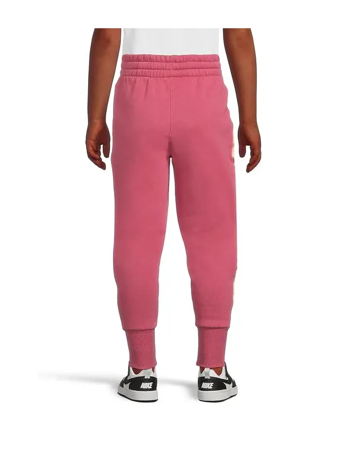 Джоггеры флисовые свободные Sportswear Club Fleece Oversized Nike Kids — изображение 2 из 4, металлик золотистый
