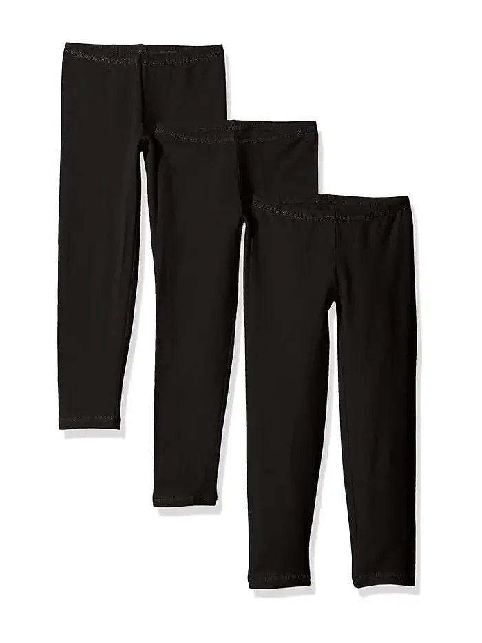 Леггинсы для девочек Hanes — изображение 1 из 1, черный