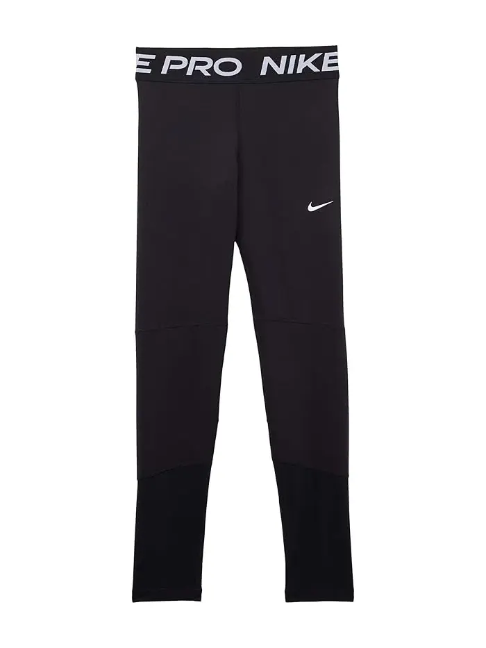 Леггинсы Pro Dri-FIT Nike Kids — изображение 1 из 1, черный/белый