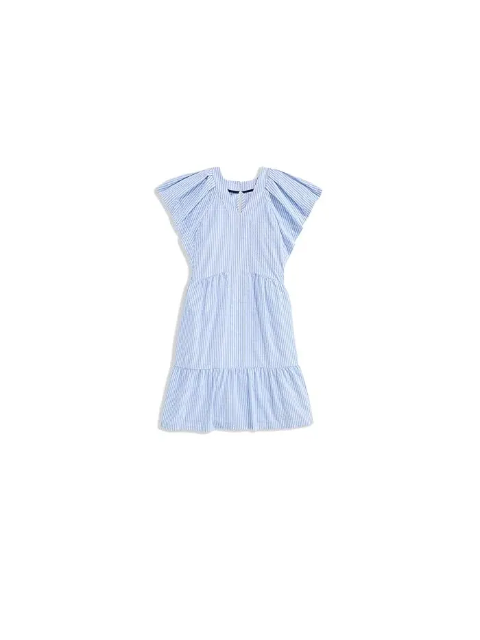 Платье с воланами Sophie Harbor Vineyard Vines Kids — изображение 1 из 3, синий