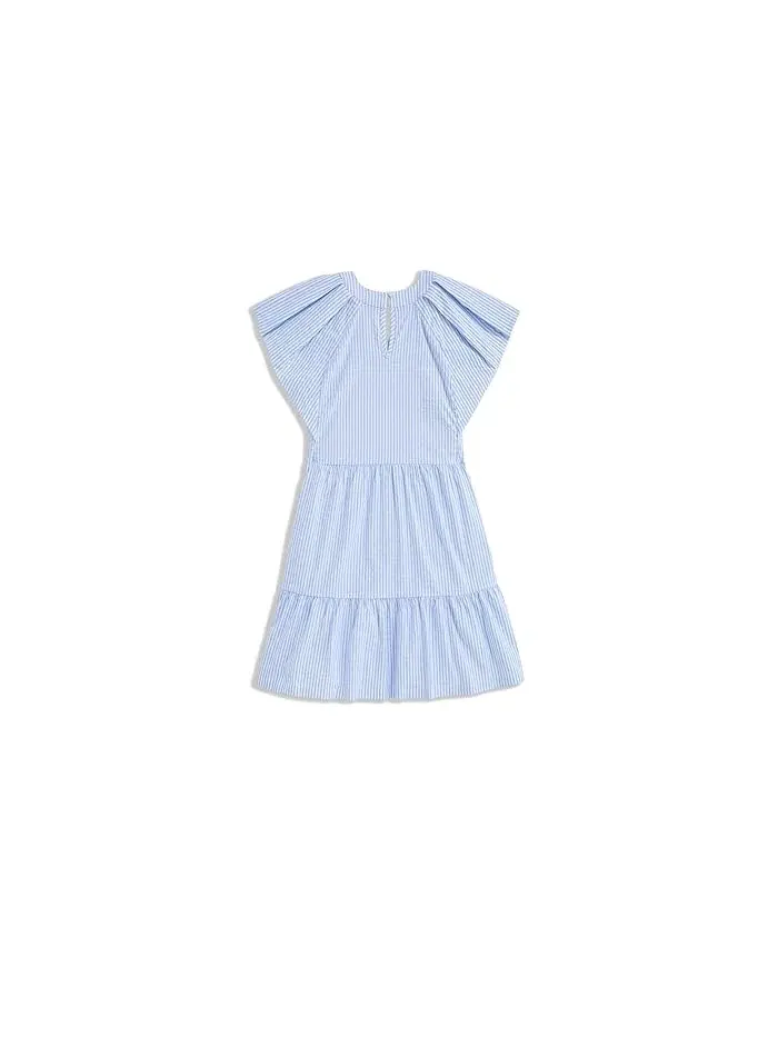 Платье с воланами Sophie Harbor Vineyard Vines Kids — изображение 2 из 3, синий