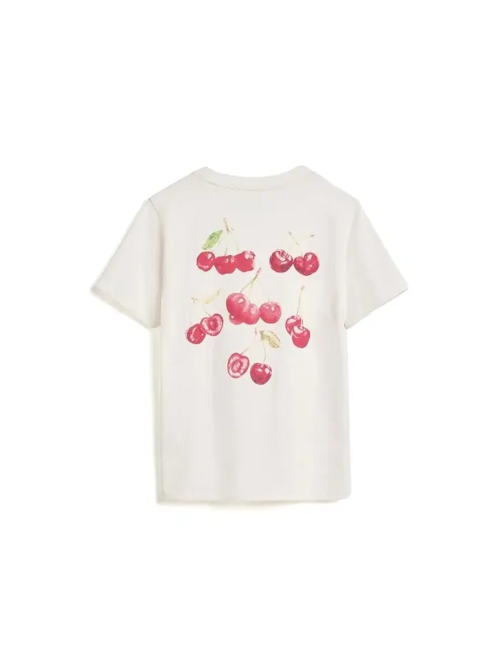Футболка оверсайз с вишней Cherry Oversized Tee abercrombie kids — изображение 2 из 3, жет