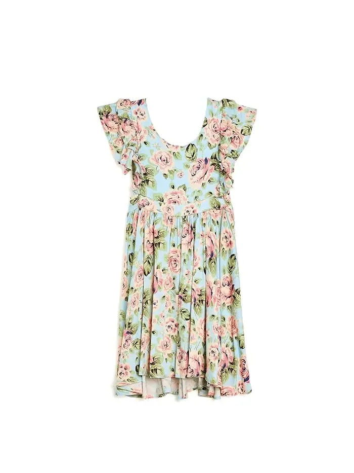 Платье с розами Tank Mini Dress Chaser Kids — синий