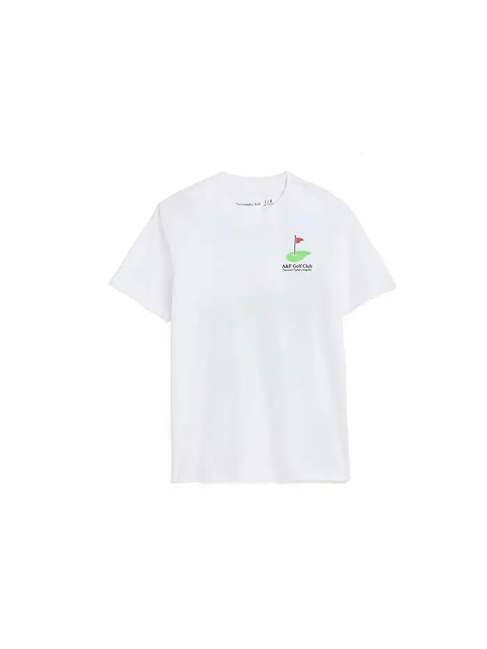 Футболка с принтом Big Kids abercrombie kids — изображение 1 из 3, анисовый цветок