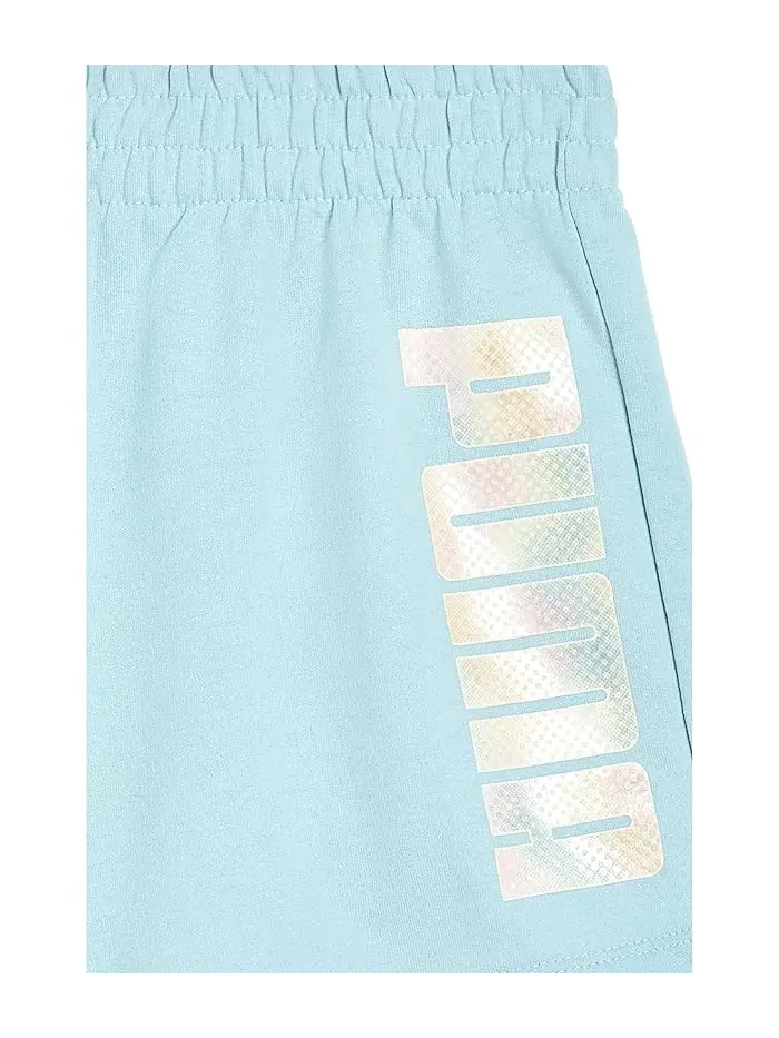 Шорты French Terry Summer Daze PUMA Kids — изображение 3 из 3, красный