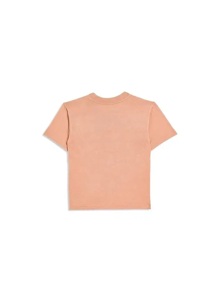 Футболка Sunfaded Knit Top abercrombie kids — изображение 2 из 3, каньон заката
