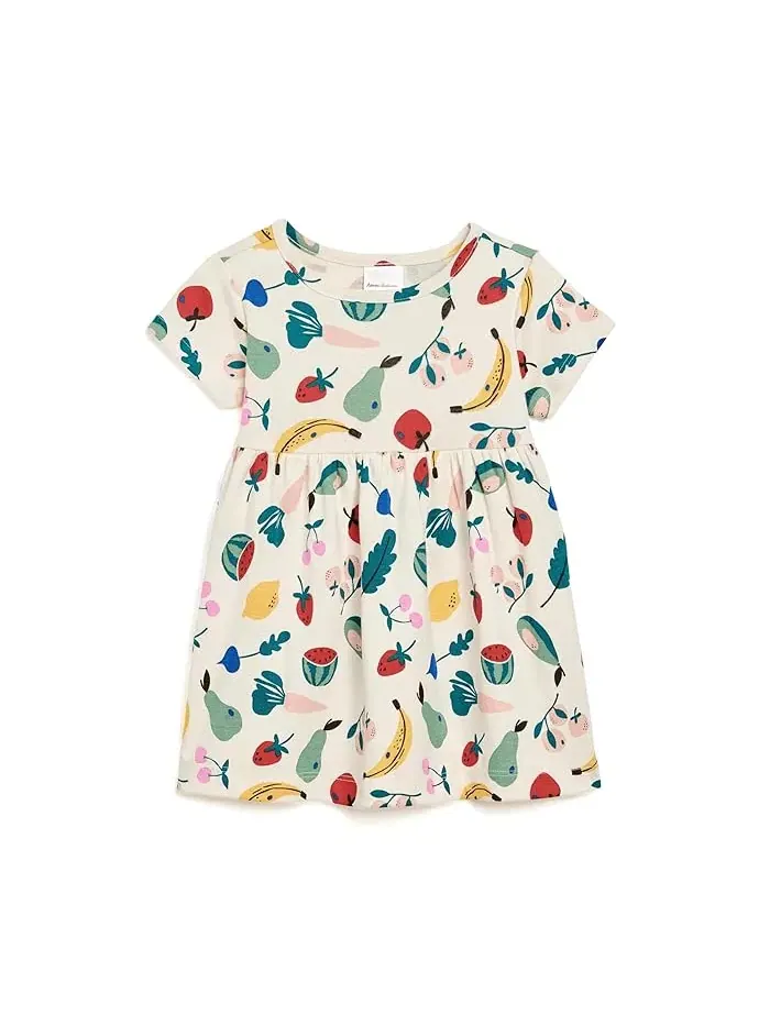 Платье хлопковое Organic Cotton Playtime Dress Hanna Andersson — изображение 1 из 3, зеленый