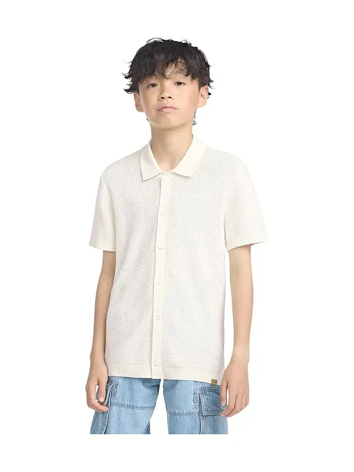 Футболка с пуговицами Button Through Swolo abercrombie kids — изображение 1 из 3, жет