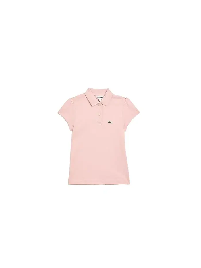 Футболка поло с гребешковым воротником Lacoste Kids — изображение 1 из 3, центр