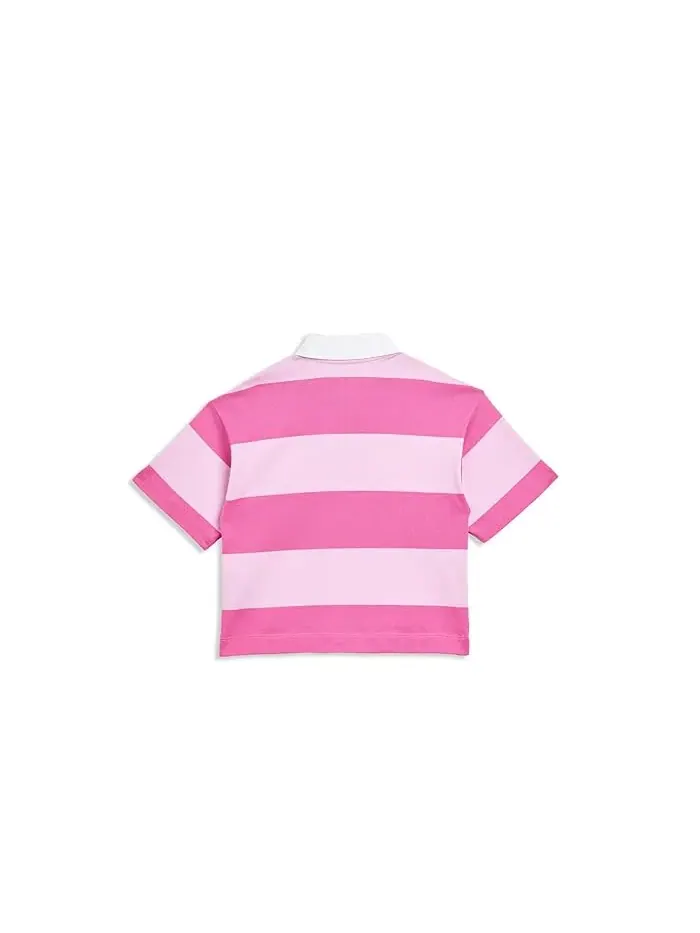 Пижамный поло Oversize Striped Polo Lacoste Kids — изображение 2 из 3, альбизия