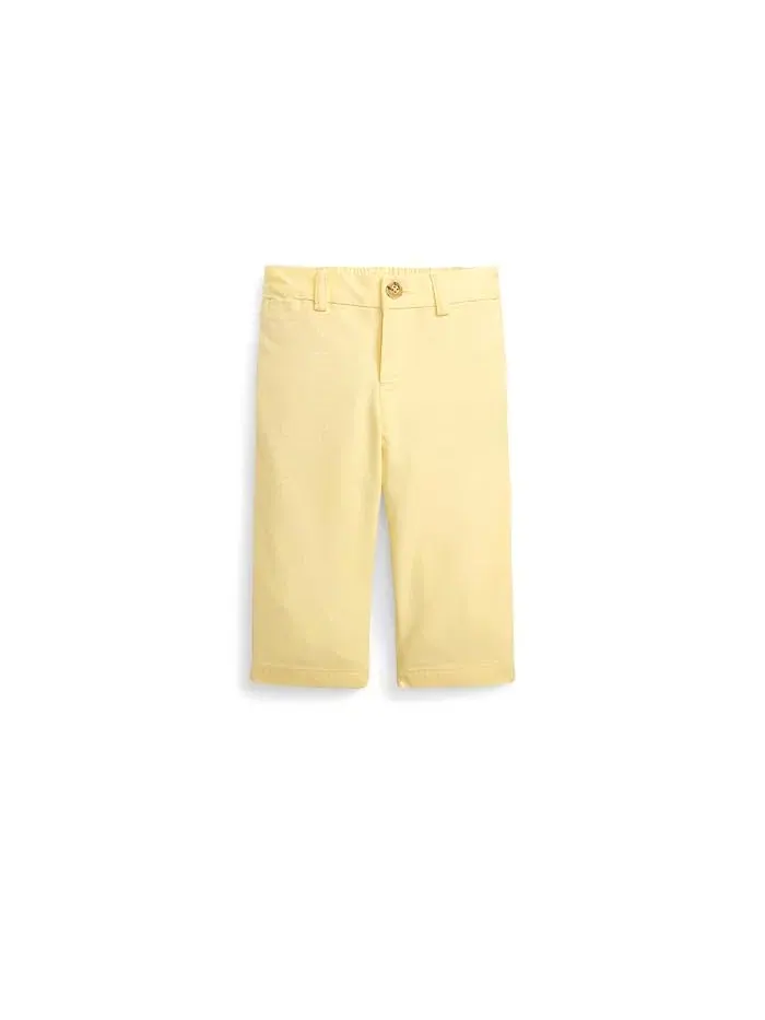 Брюки прямого кроя Flex Abrasion Twill Polo Ralph Lauren Kids — изображение 1 из 2, желтый