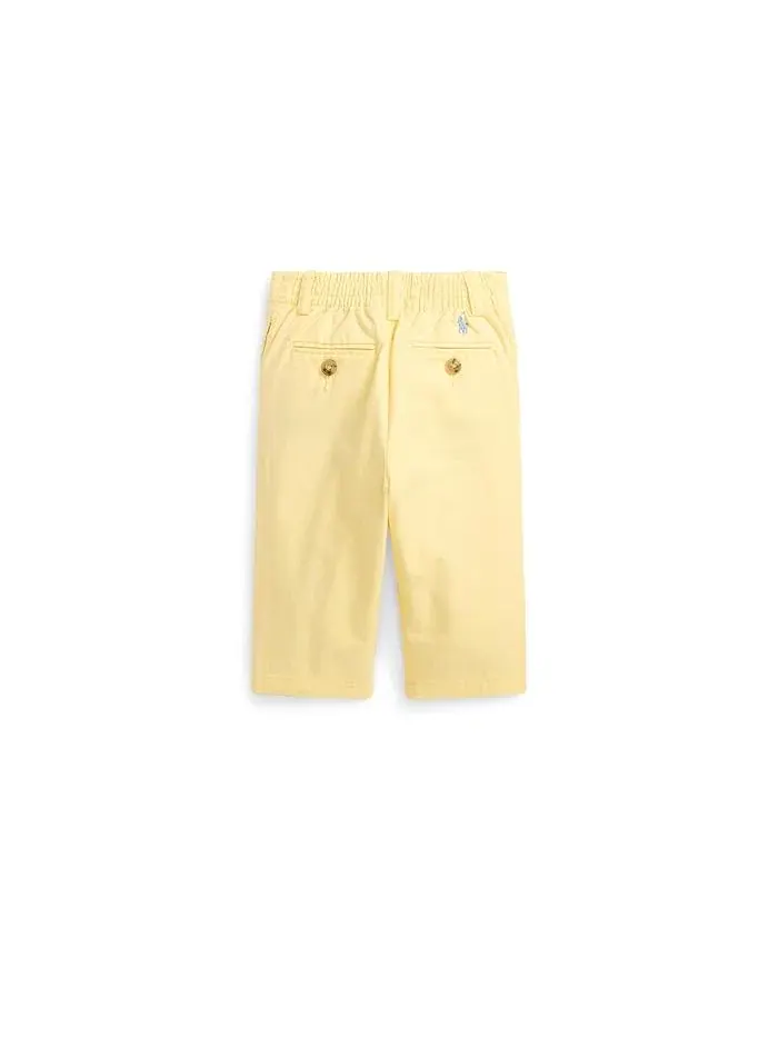 Брюки прямого кроя Flex Abrasion Twill Polo Ralph Lauren Kids — изображение 2 из 2, желтый