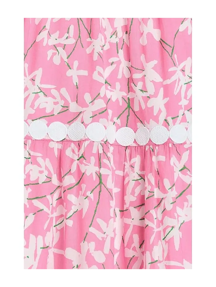 Платье мини Занна миди с цветочным принтом Lilly Pulitzer Kids — изображение 3 из 3, розовый