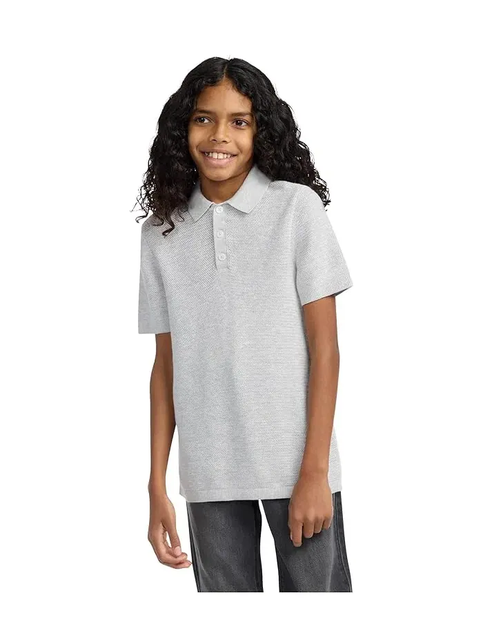 Свитер детский поло Traditional Swolo abercrombie kids — изображение 1 из 3, синий