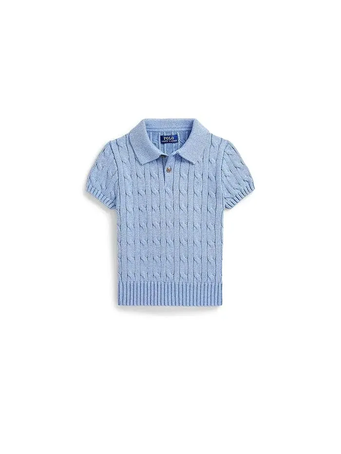 Свитер с косами Polo Ralph Lauren Kids — изображение 1 из 2, синий