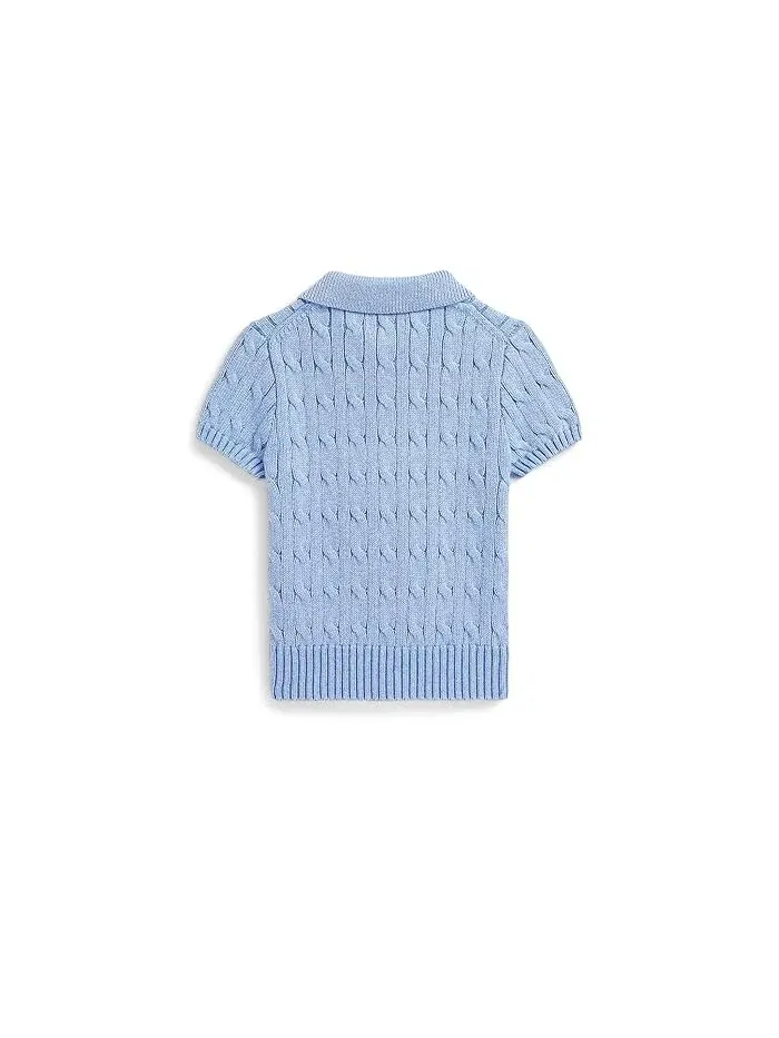 Свитер с косами Polo Ralph Lauren Kids — изображение 2 из 2, синий