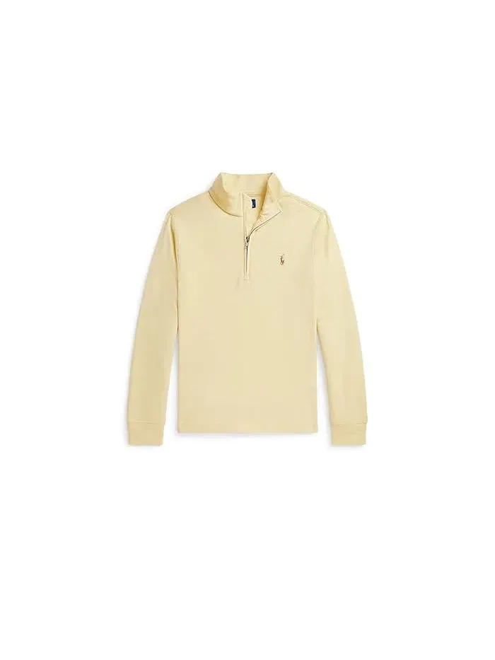 Свитер хлопковый Cotton Interlock 1/4 Zip Pullover Polo Ralph Lauren Kids